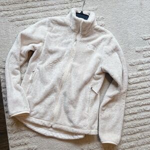 The North Face Osito Jacket Women Gardenia White Full Zip Fleece Size Medium